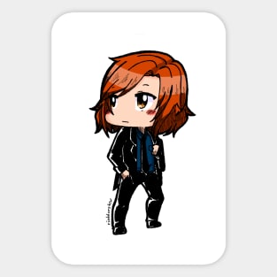 Haught in Suit Sticker